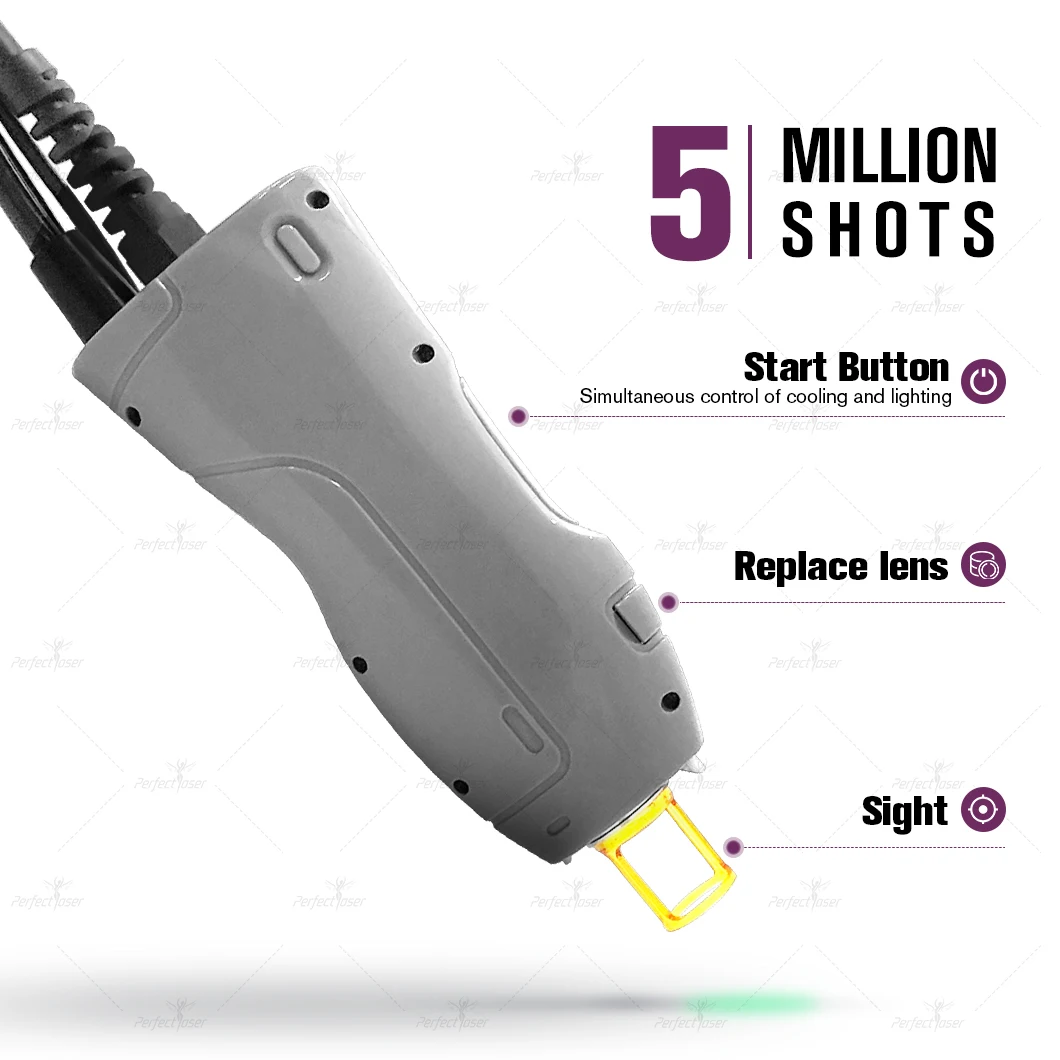 Custom new fiber alexandrite laser 755nm 1064nm nd yag long pulse laser and alex