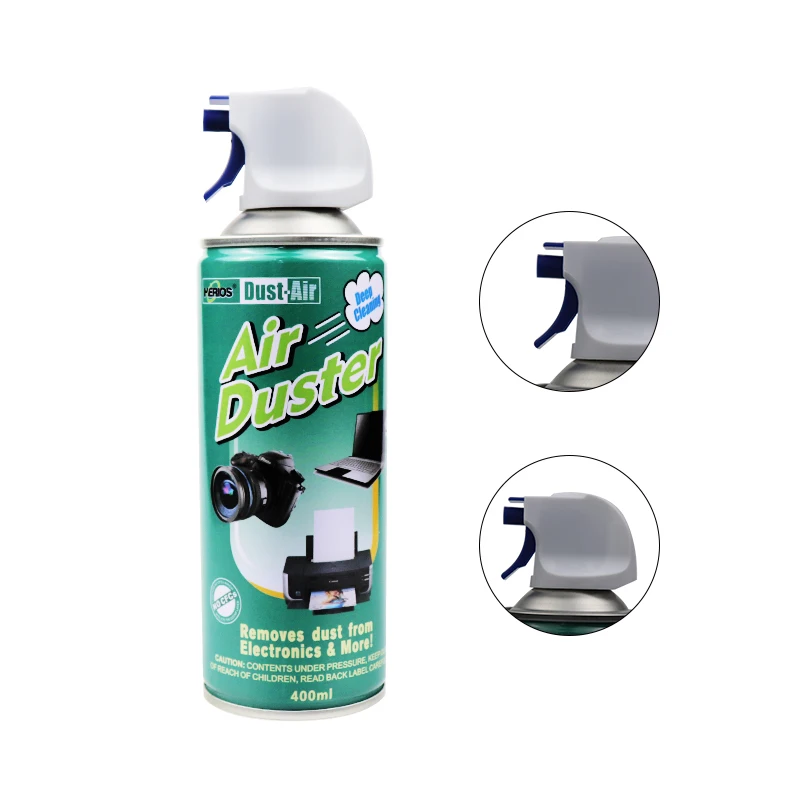 400ml Herios Power Handy Duster Blower Computer Keyboard Electric Cleaning Compressed Air Duster Spray