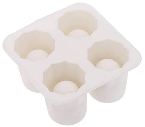 Hot Sale Silicone Ice Cup Food Grade Custom 3d Silicone Mold Ice Cream Make Four Bars Ice Glass