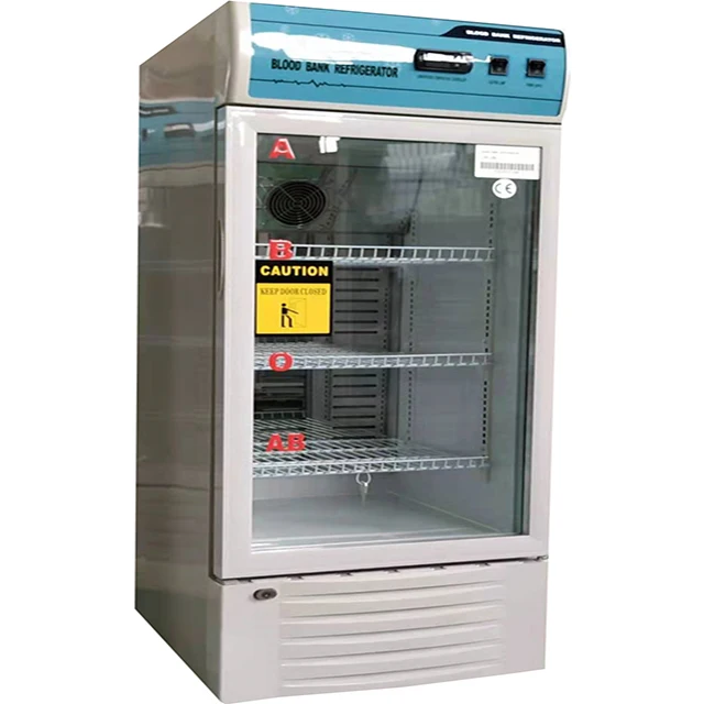 200 liters hospital blood bank refrigerator dual sonic fan, low temperature and high humidity resistant EBM brand cooling fan.