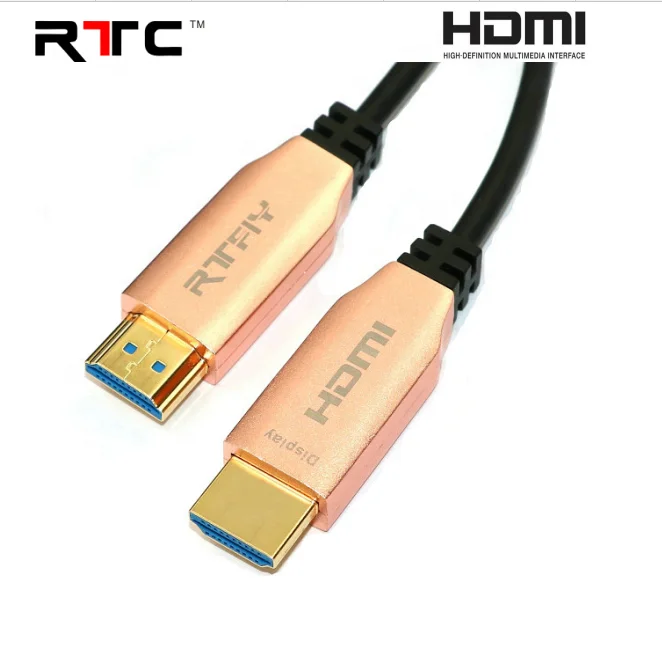  Активный оптоволоконный кабель HDMI с поддержкой 4K @ 60Hz YUV 4:4:4 для HDTV HDR ARC 1m 2m 5m 10m 15m 20m 30m 40 м 50