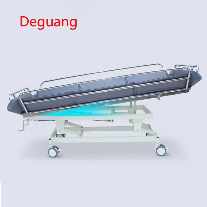 Deguang Hot Sale Hospital Shower Bath Bed For Disabled Patient, elderly bathing bed for paralysis, bedridden and disabled