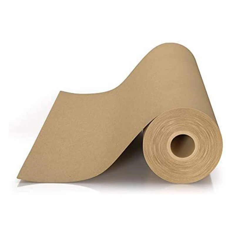 2022 Hot Sale 120gsm 80gsm 300gsm Package Kraft Paper Roll For House Moving And Shipping Uncoated