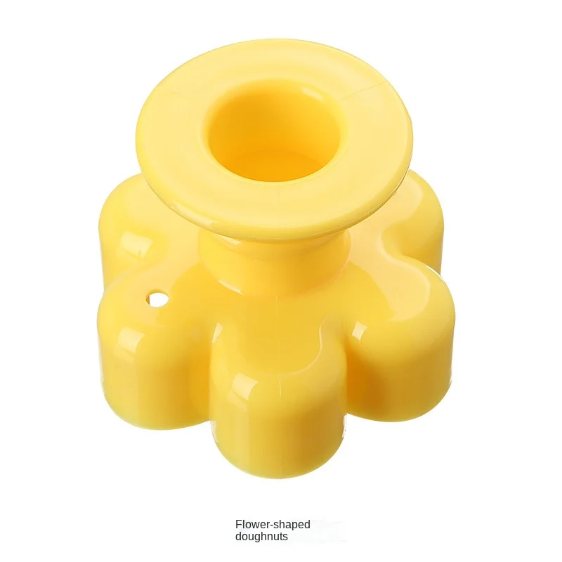 Паническая покупка, выпечка менее 5 юаней, кондитерские инструменты, пластиковый коричневый пончик с цветком сливы