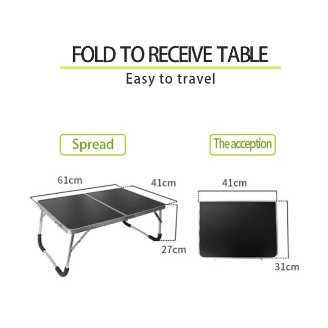 Cheap useful mini folding adjustable kid study laptop table computer desks notebook table bed table with high quality
