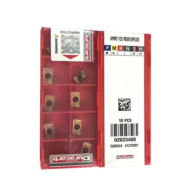 
Duracarb workzone tools milling machine insert APMT1135 PDER DP5320 