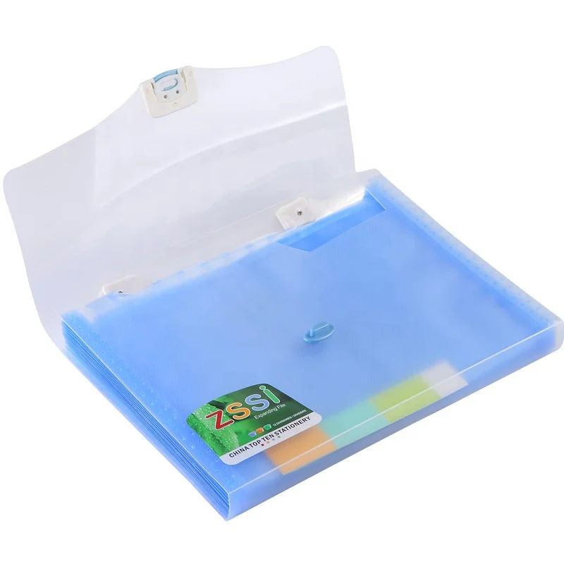 
Accordion Organizer 13 Pocket Button Envelope Bag Foldable Paper Expanding File Folder 