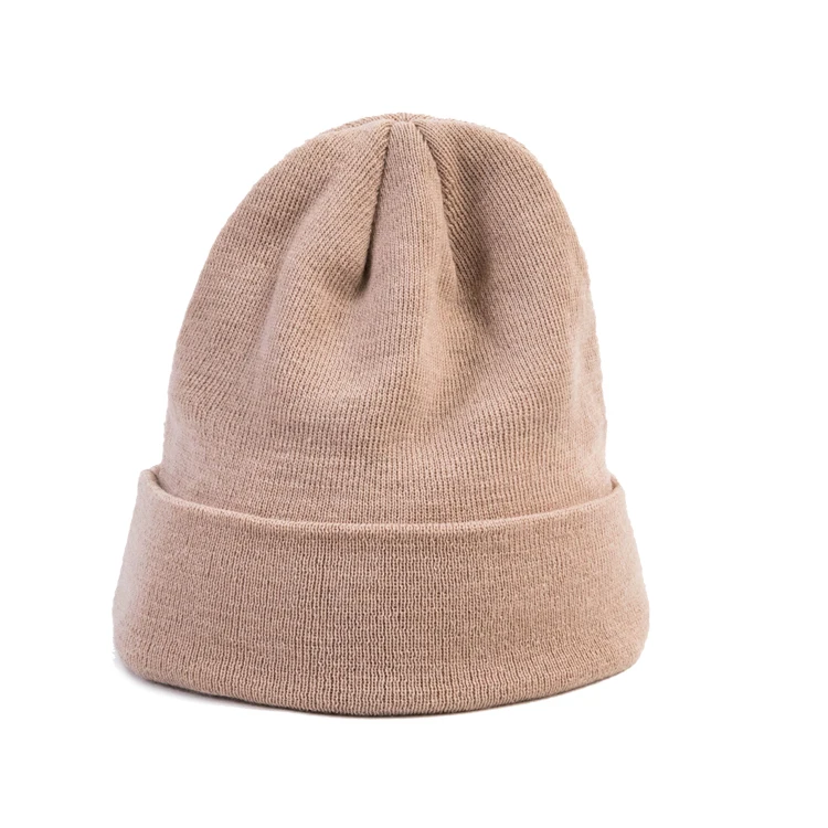 High Quality Oem Chunky Brimmed Lana Alpaca Winter Hat Custom Jacquard Logo 100% Cashmere Angora Merino Wool Beanie For Adult