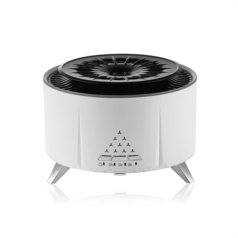 SHOUMING Volcano Flame Aroma Diffuser Scent Diffuser Fire Humidifier Essential Oil 130ml Hotel Volcano Vaporizer Water Volcano