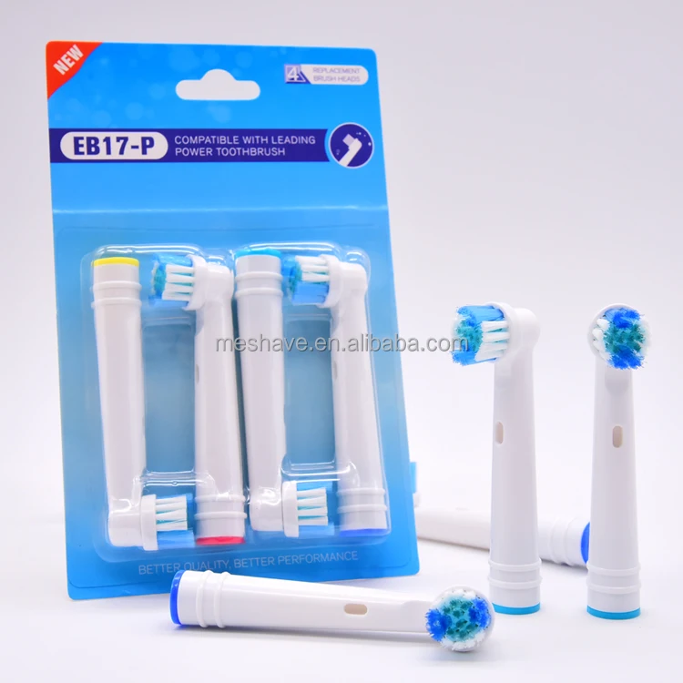 sonic Eco Friendly EB17-P Patent Free Electric Toothbrush Replacement Heads Brushes Refill 4pcs Oral Brushes brush head