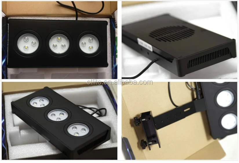 Modern Style CTLite 30W Cree LED Programmable Sunrise Sunset IP65 Dimmer Timer Full Spectrum LED Aquarium Light  for Marine Tank
