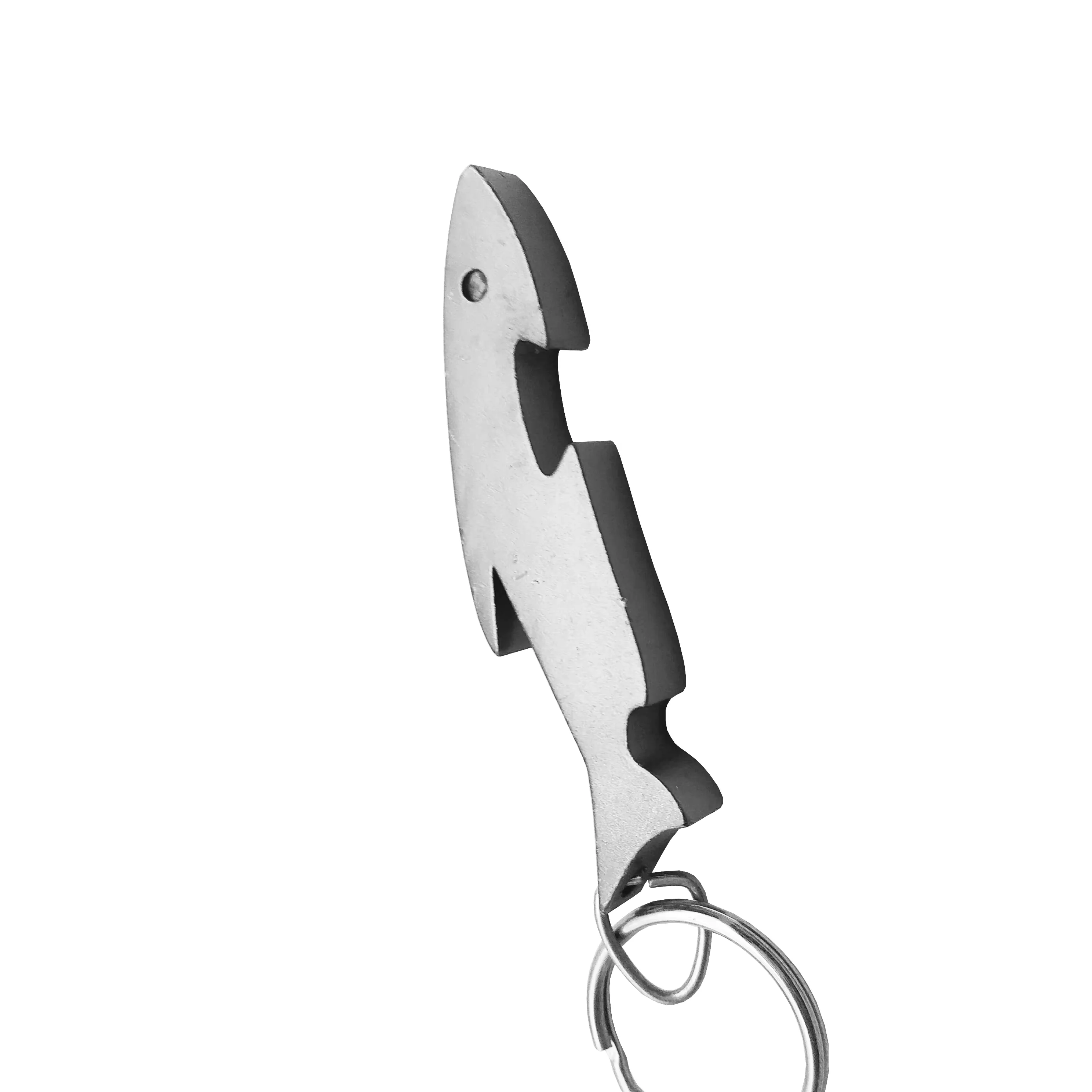 2024 Creative Design Shark Aluminium Opener Keychain for Souvenirs