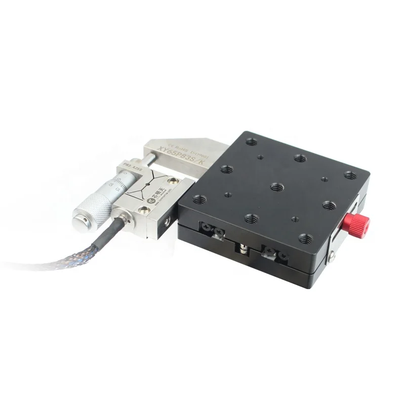 Piezo multi-axis motorized moving stage linear micrometer positioner used with linear precision motorized stages xy