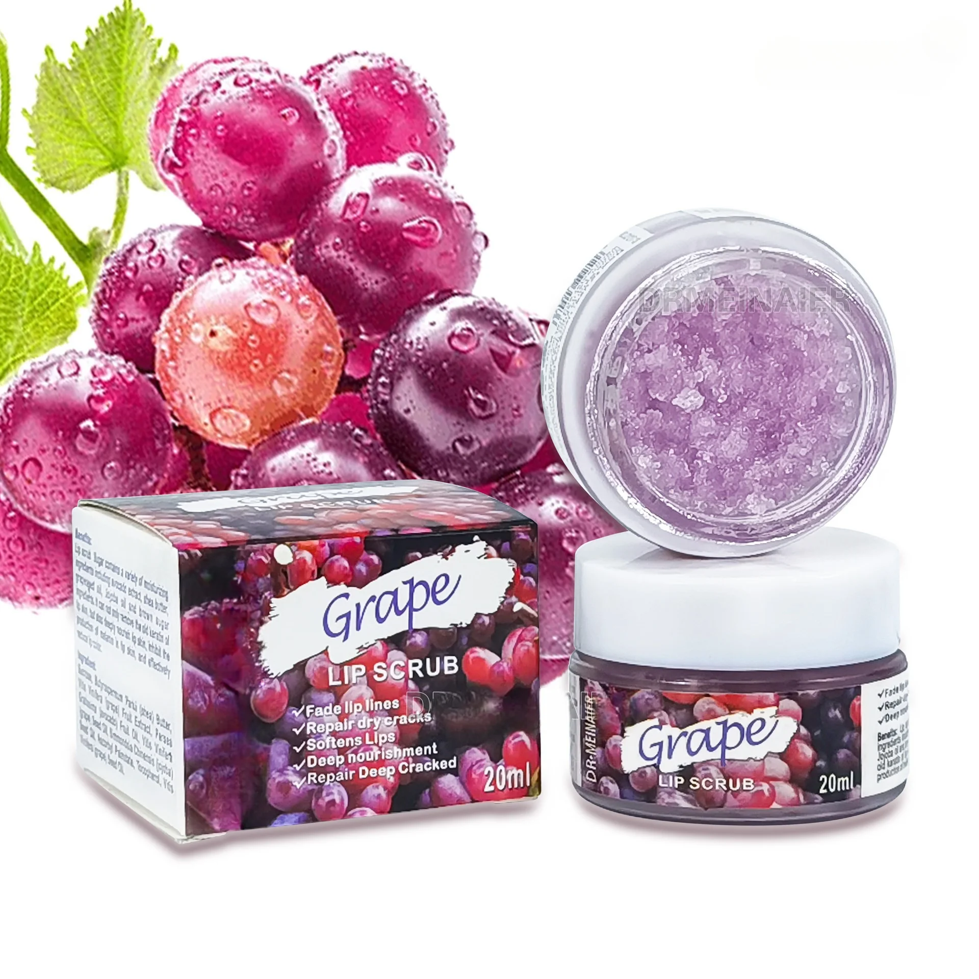 Hot Selling High Quality Lip Scrub Moisturizing Sugar Crystal Lip Mask Factory Wholesale Lip Care Cosmetics OEM/ODM