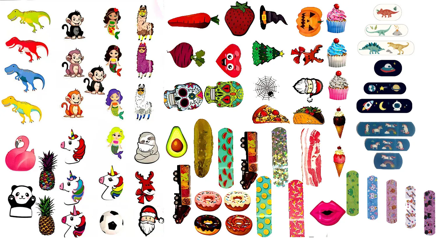 Tiritas Low-allergic cartoon plaster for kids with Panda printing finger plaster wound dressing latex-free Sterile band aids