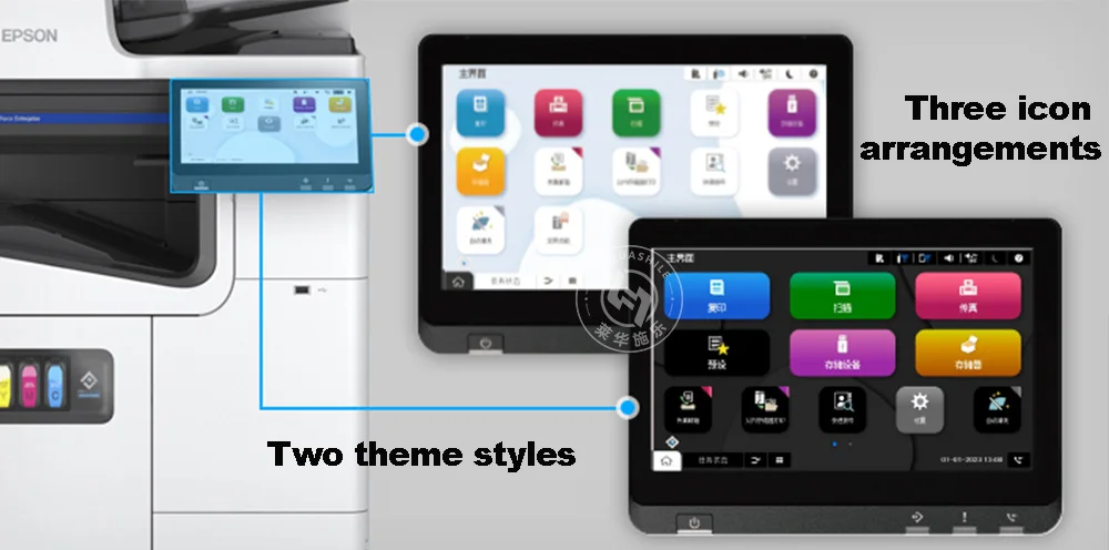 Remanufactured Color Inkjet Printer Machine AM-C4000a CISS with Chip For Epsons AM C4000a C5000a C6000a Copier