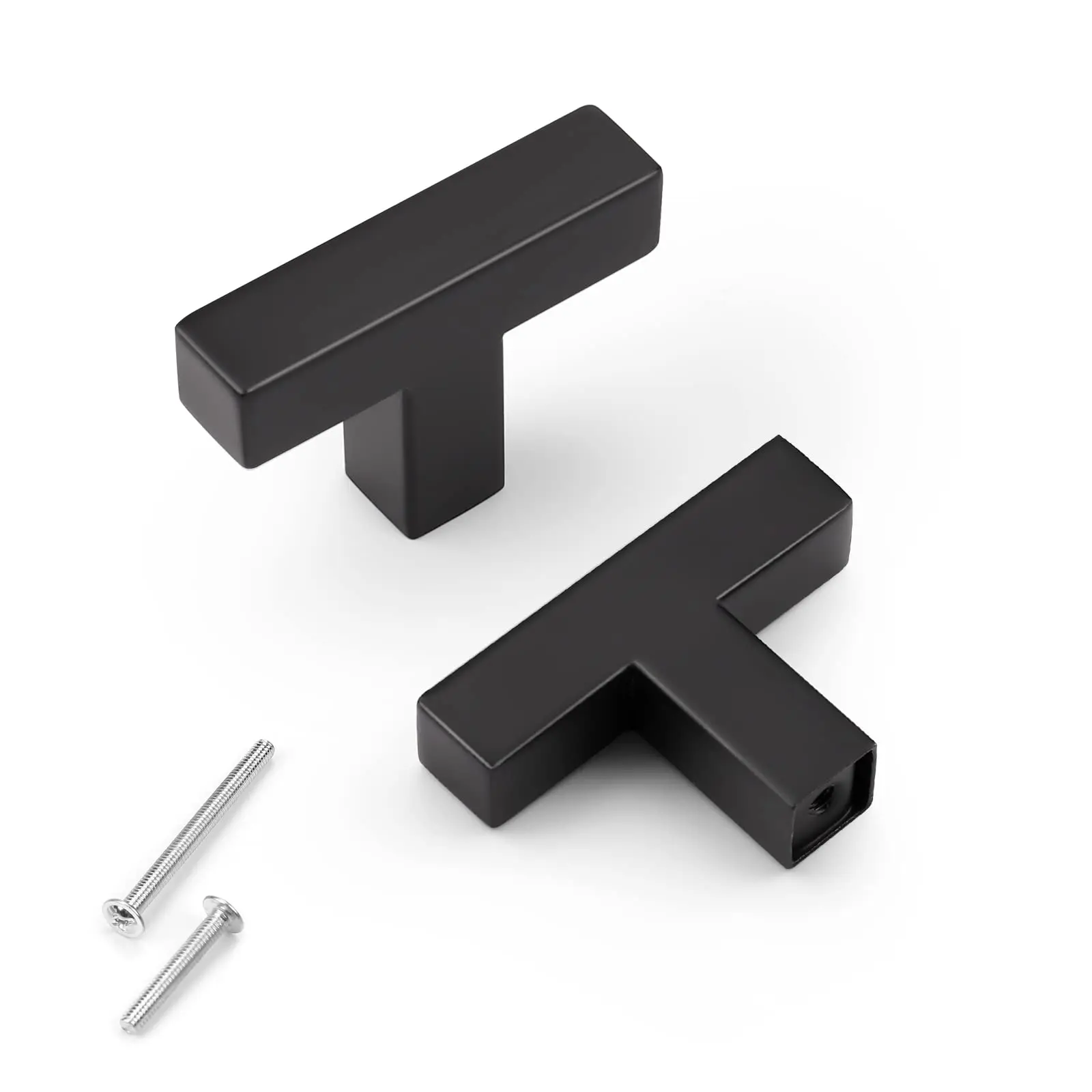 Wholesales Square T-Bar Hollow Cabinet Pulls Hardware Kitchen Door Cupboard Handle Stainless Steel Furniture Handles