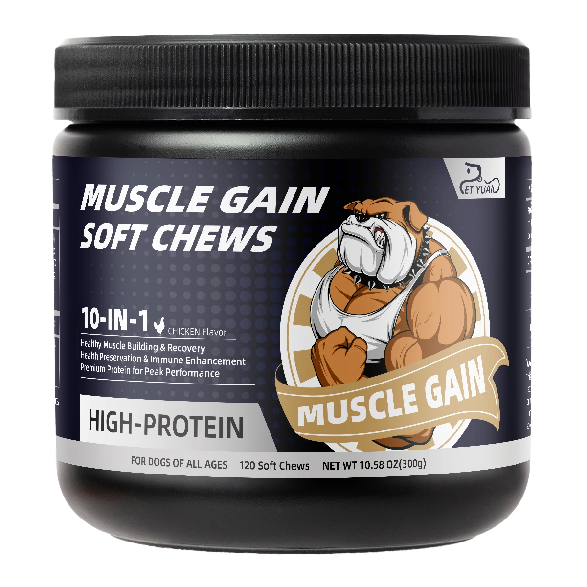 Pet Yuan wholesale organic supplements pet supplement bully max muscle building muscle build chews