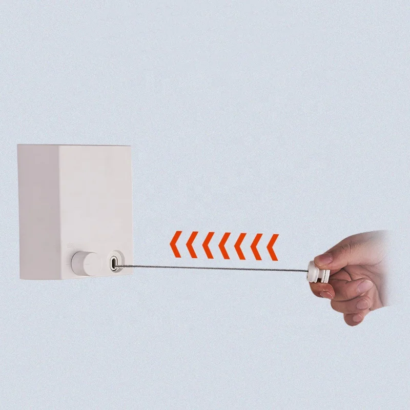 Invisible Retractable Telescopic Stainless String Clothesline