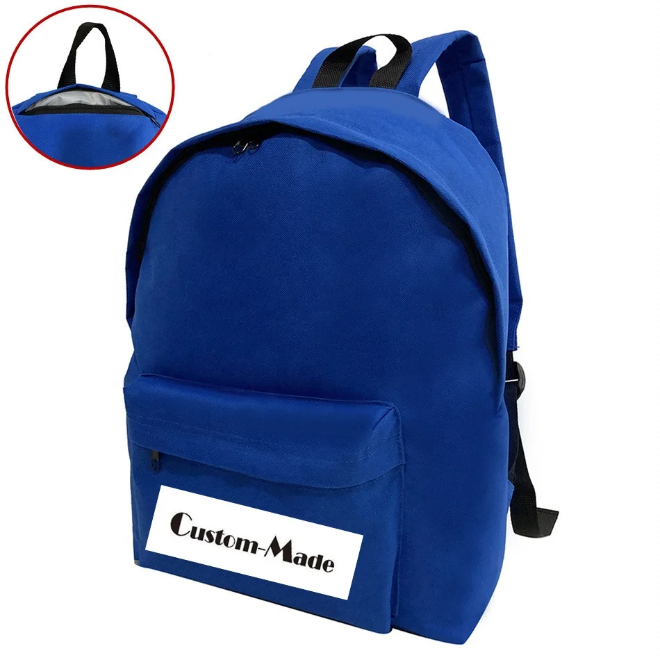 China Factory Direct Sale Kids Back Pack Schoolbags Children School Suppliers Polyester School Bag with Top Pocket