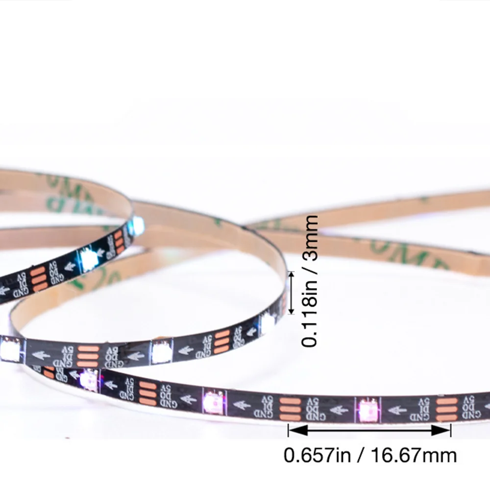 addressable sk6812 dc5v ws2812 ws2815 sk6813 60led  rgbw luces led strip light 12mm smd5050 rgb 144 led strip ws2812 sk6813