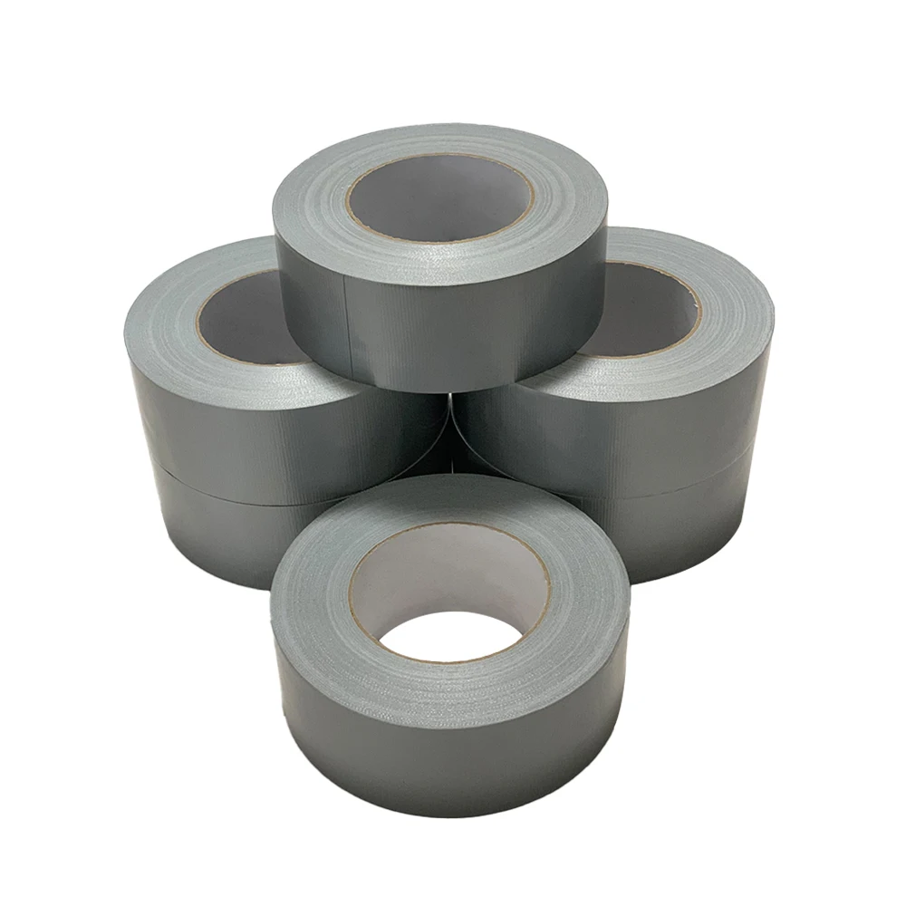 Black Heavy Duty Duct Tape, Strong, Flexible, No Residue, All-Weather And Tear By Hand For Repairs, Industrial, Professional Use