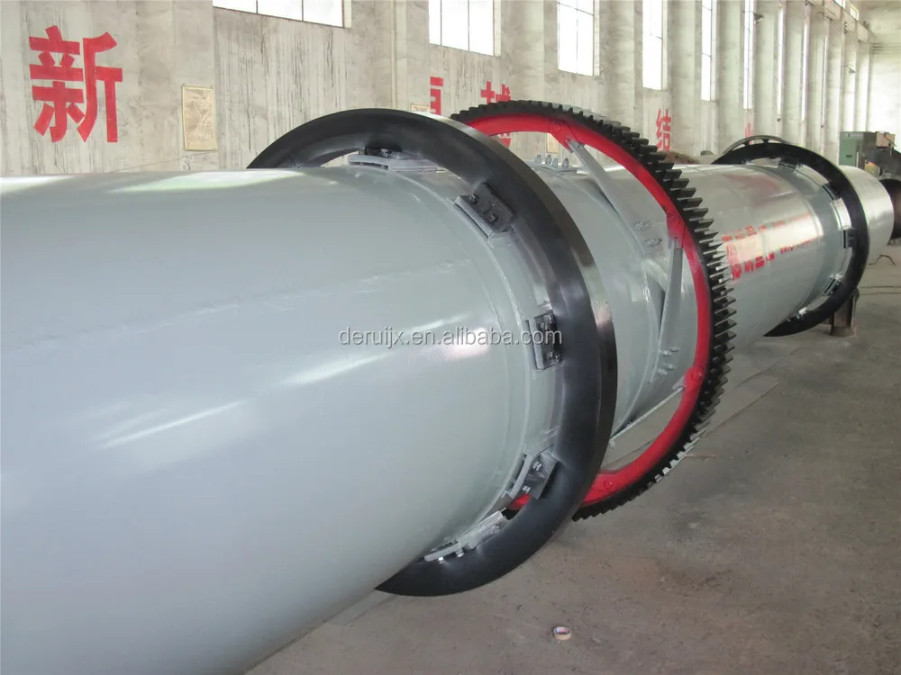 diesel burner cylinder dryer clay drum dryer machine clay rotating dryer plant