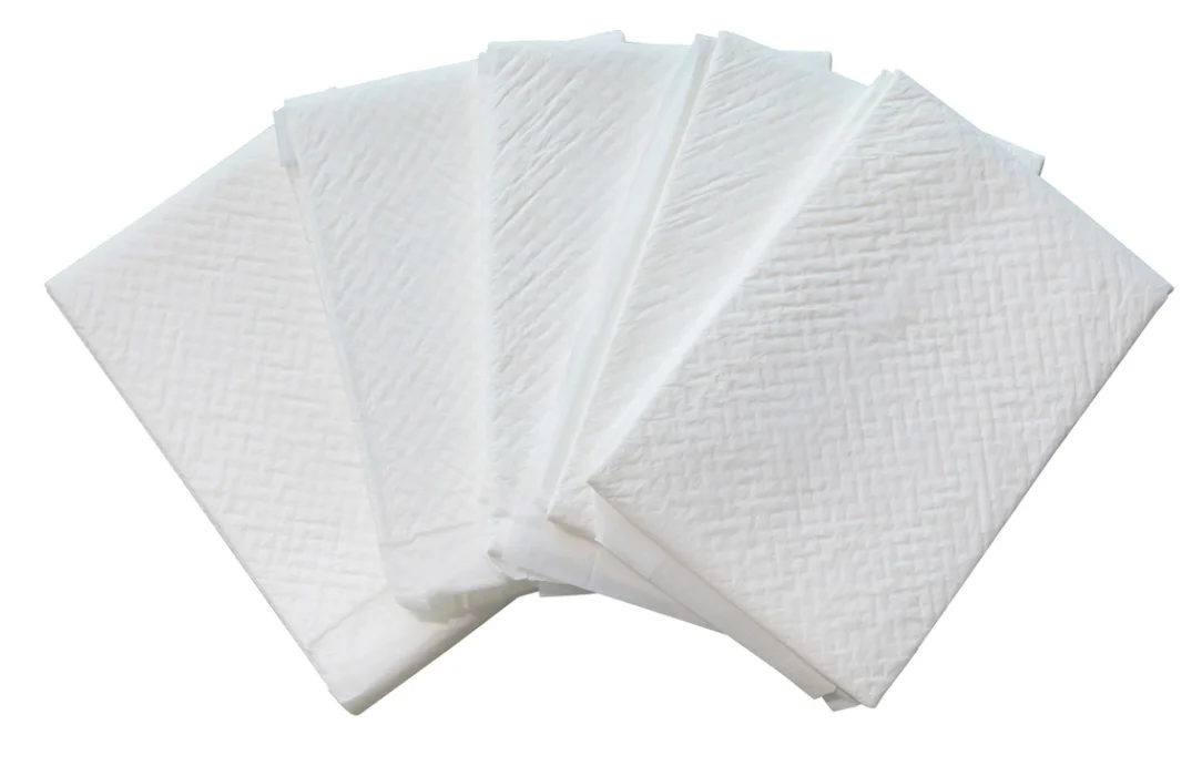 
3 layer disposable super absorbent underpad for beds with new design 