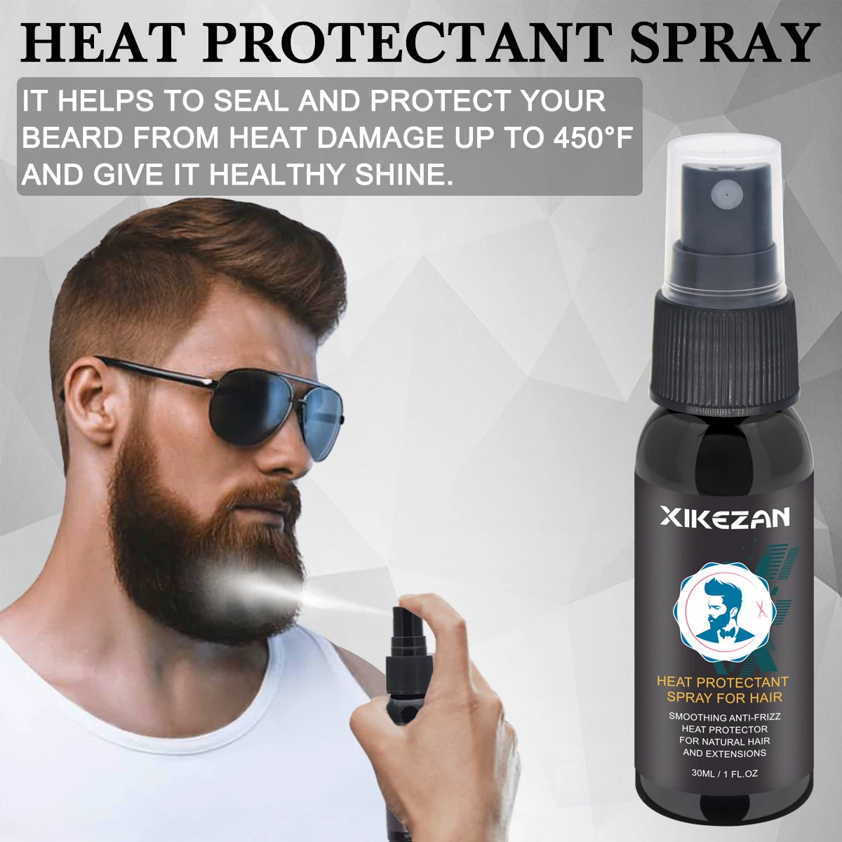 Private Label Mens Beard Product Butter Growth Oil Grooming Kit Care Beard Straightening Comb For Men Grooming Care