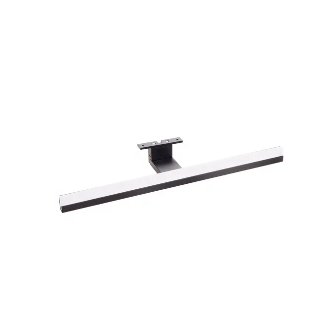 Modern 400mm length black LED mirror cabinet light for bathroom hotel
