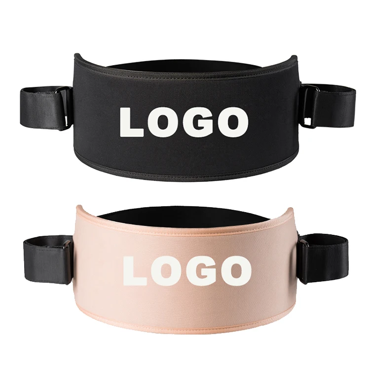 Custom Logo Gym Weightlifting Belt Barbell Hip Thrust Pad Glute Weight Lifting Training Hip Thrust Belt  Machine for Dumbbells