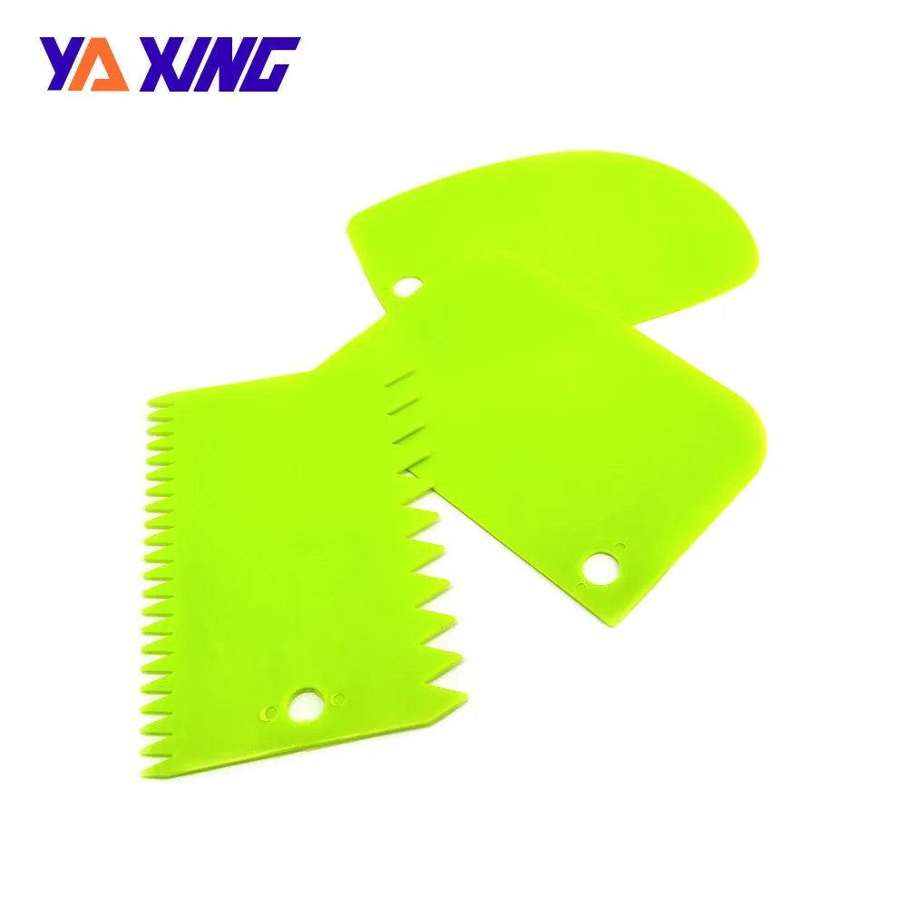 3 pcs Professional Dough Cutter Cake Bread Slicer Baking Pasty Scraper Cake Blade Plastic Spatula For Cake Patisseries Tools