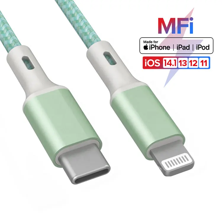 OEM Original C94 Chip PD 18W MFI Certified Lighting Charging Cable Data Cable For ipad iphone MacBook USB C To Lighting Cable