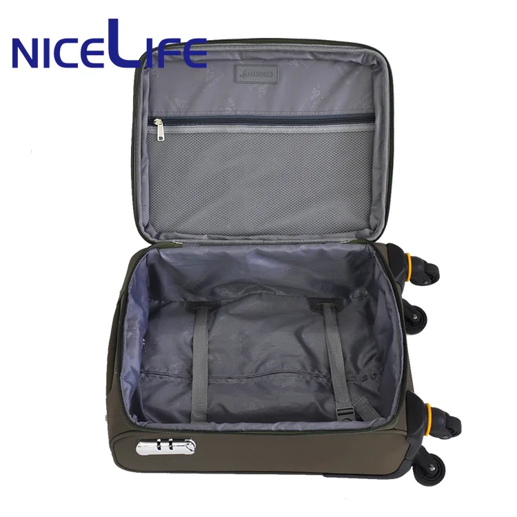 Polyester Nylon travel trolley bag EVA LUGGAGE carry on luggage