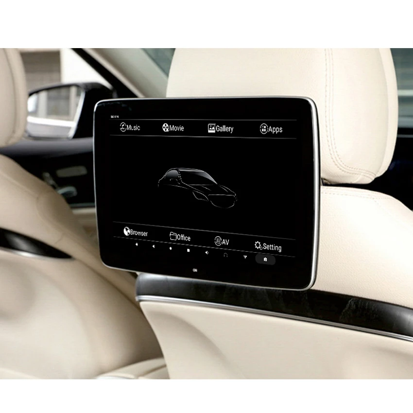 Монитор на подголовник автомобиля 11 6 дюйма android 9 для Mercedes Benz GLC/C/E GLE GLS w205 w212 v260 e300 2016 медиа система заднее