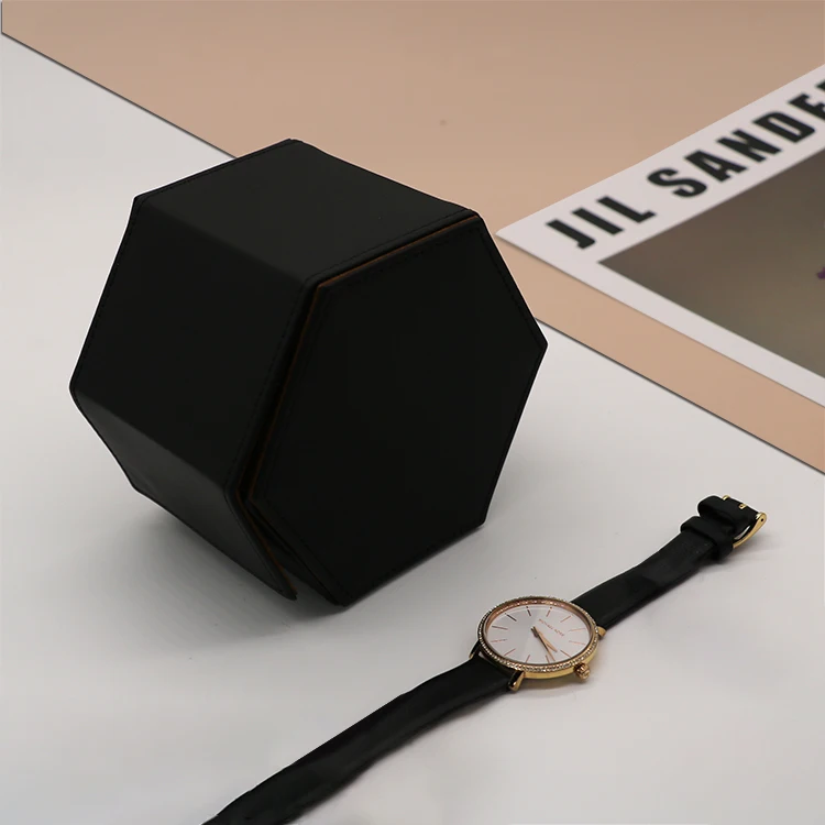 Packaging Box Leather Luxury Man Single Watch Case
