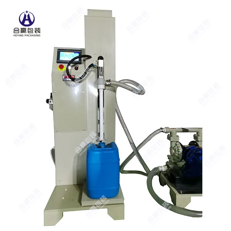 Semi automatic diving/bottom up nozzle 5litres 15litres 20 litres 25 litres foamy liquid jerry can filling machine