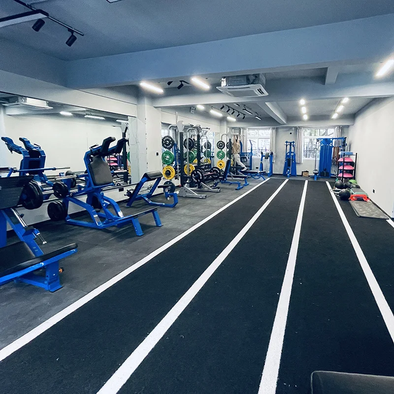 Gym Flooring Turf Pull Sled Turf Meter Marked Gym Artificial Grass