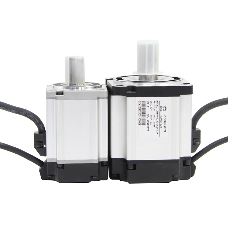servo motor with driver 3phase  or single 220v 100W 200W 400W 600W 750W 1kw  ac motor 17bit magnetic encoder
