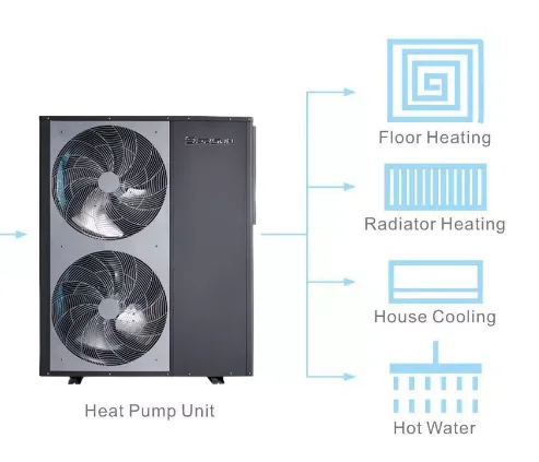Wifi control energy saving 20P commercial swimming pool air-source heat pump water heater