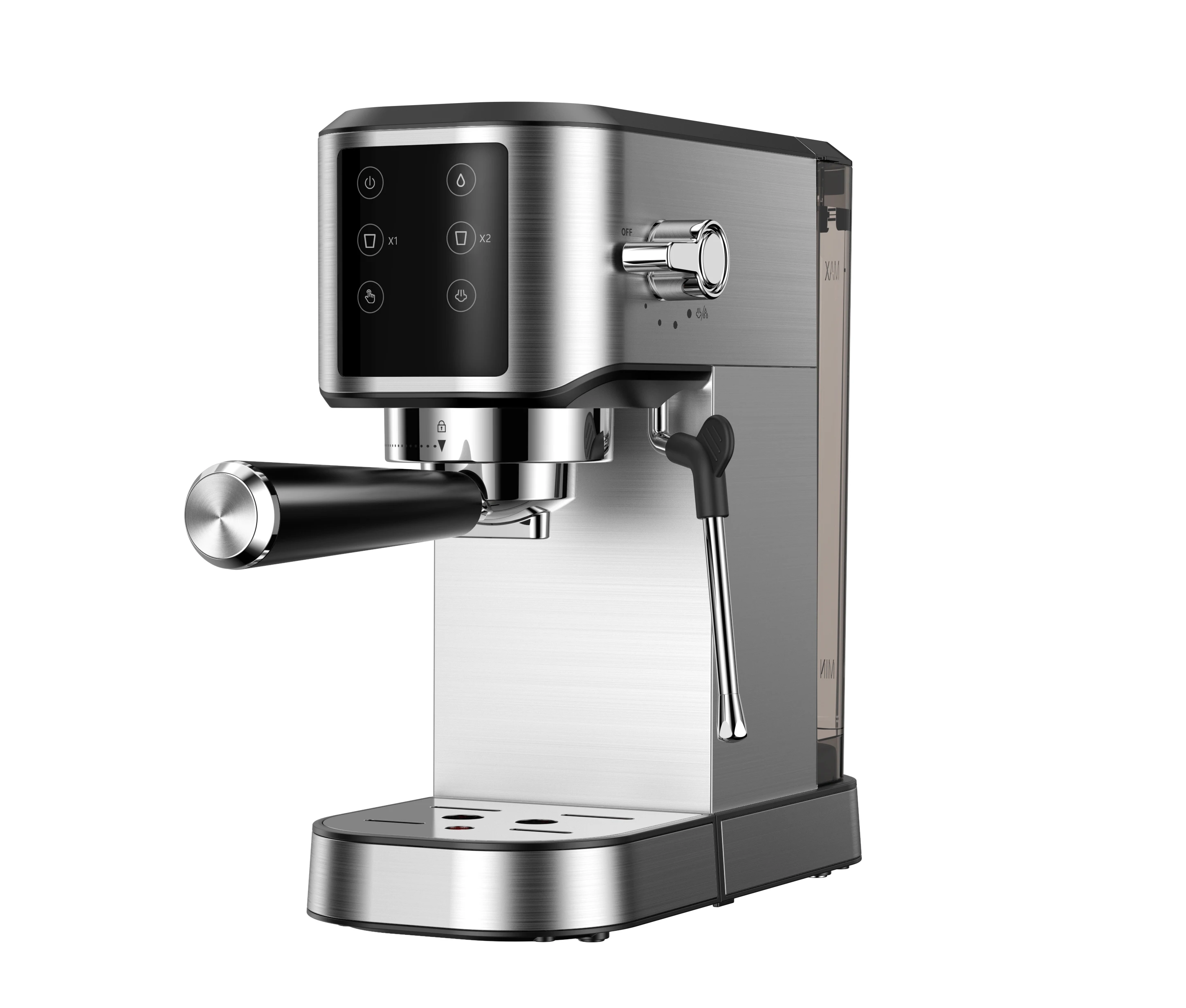 High Performance Temperature Display Touchscreen Automatic Electric Home Espresso Coffee Machine