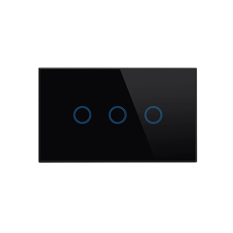 
 Умный беспроводной Wi-Fi Электрический настенный выключатель света для дома 1/2/3 Gang  