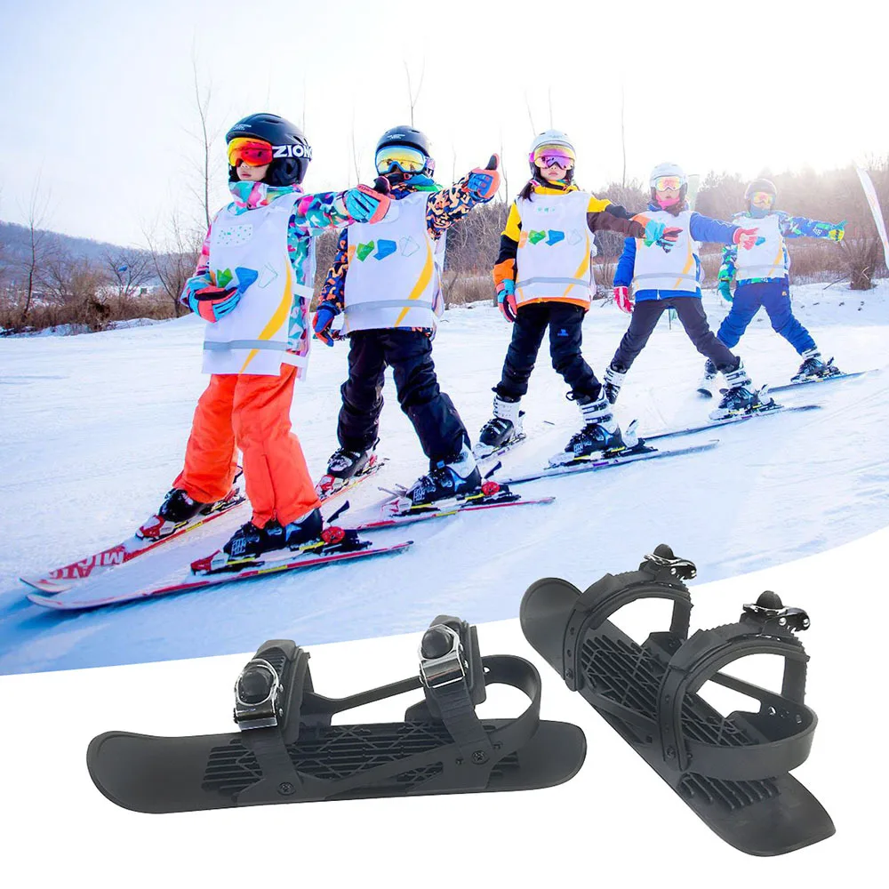 Hot Sales Adjustable Mini Short Ski Skates Snow Skis