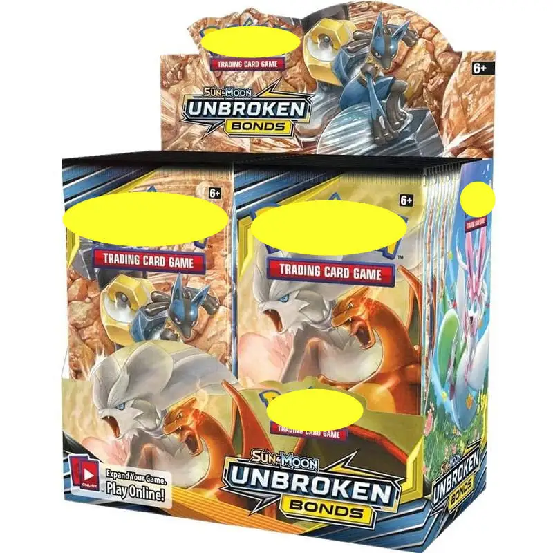 360/коробка Английский Французский Испанский игральные карты Poke Mon Cards бустер Carte Pokemoned