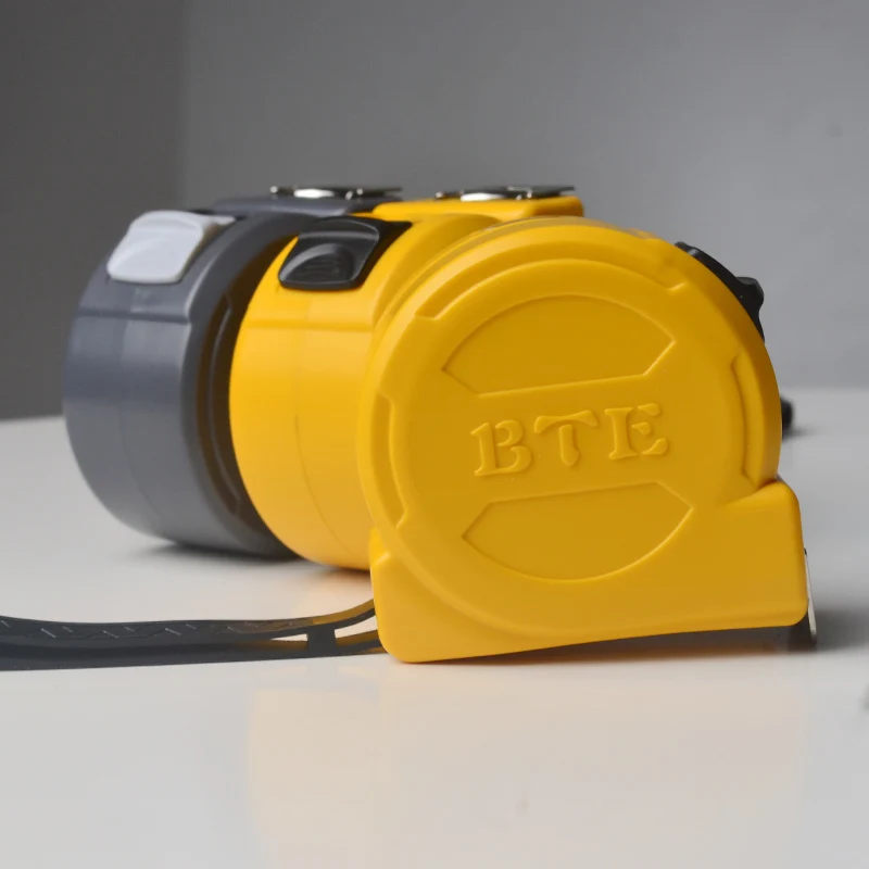 BTE New Humanized Design Cute Low Price Strong ABS Case Custom Logo Belt Clip Durable 3m 5m 8m Thicker Blade Pocket Tape Measure
