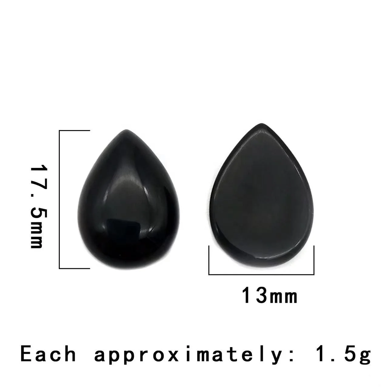 Natural Healing Stone Water Tear Drop Pendants