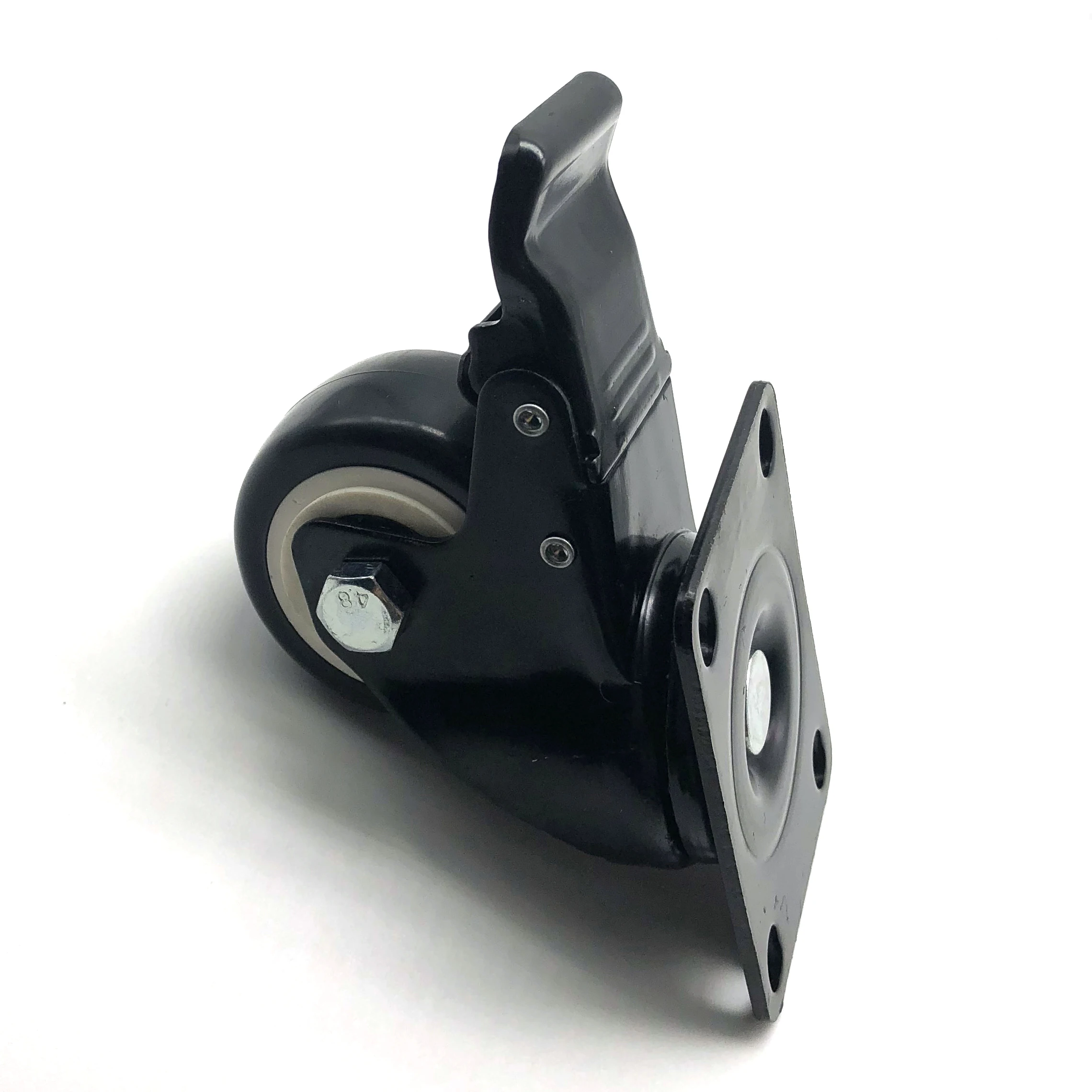 Trolley Cart 2.5 Inch Castor 63MM Double Bearing Caster Wheel With Brake