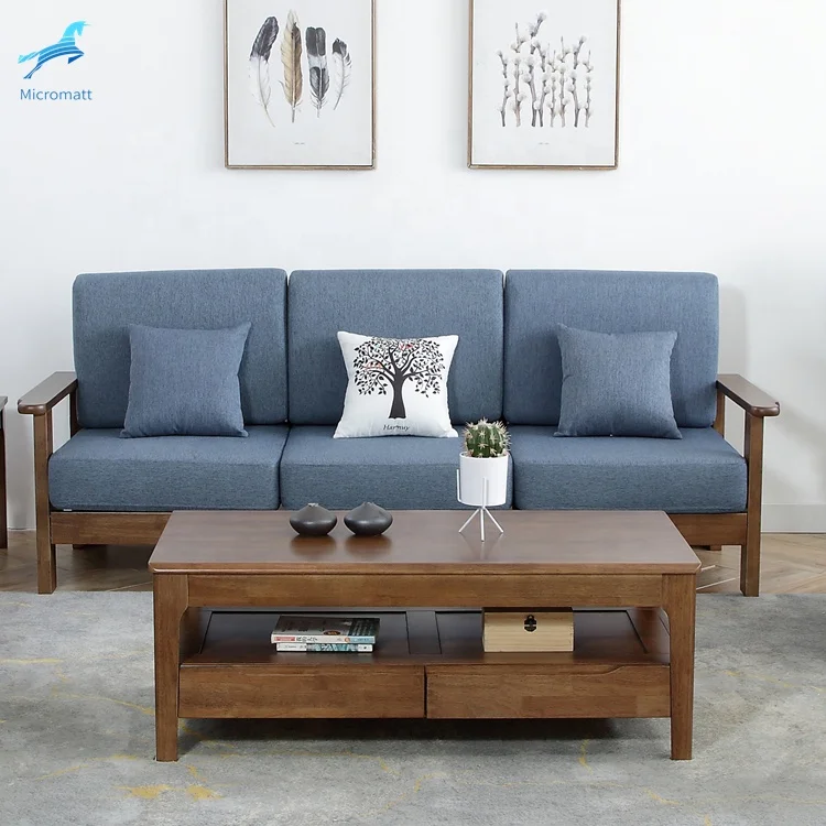 Customizable Furniture Living Room Customizable Dark Color American Style I Shaped Sofa