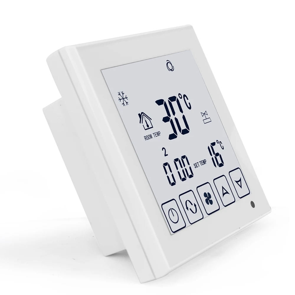 High Quality LCD WIFI Room Controller Control Fcu Fan Coil Unit for Heating and Cooling