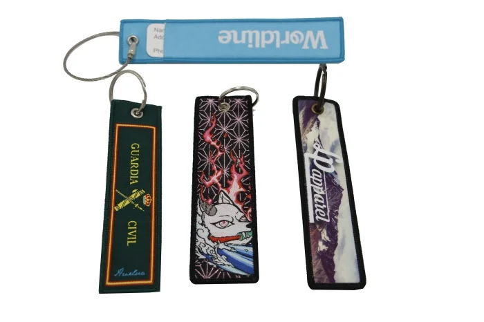 Airborne -Ad Unum Omnes embroidered keychain key chain key ring